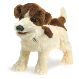 Folkmanis Jack Russell Terrier 12 Inch Plush Puppet