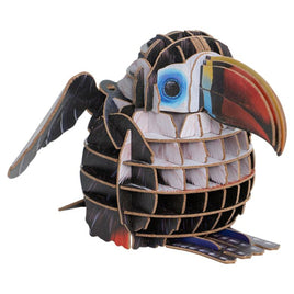 Makebug Voices Of Nature Red-Billed Toucan 3D Kraft Paper Puzzle