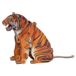 Makebug Voices Of Nature Siberian Tiger 3D Kraft Paper Puzzle