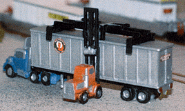 Nansen Street Models - Division of N Scale Architect -- Truck Tractor & 40' Chassis pkg(2)