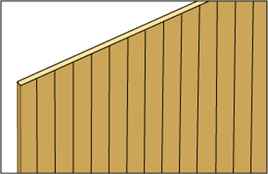Northeastern Scale Lumber 70373 Sribed Sheathing Random Scribing 1/16" Thick x 24" Long