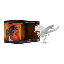 Dungeons And Dragons Unpainted Adult Silver Dragon Nolzur's Figure