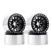 INJORA 2.2" Aluminum Beadlock Wheels for 1/10 RC Crawlers INJCRAW18050