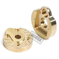 INJORA 2PCS Brass Portal Steering Knuckle Cap Housing for SCX10 III Capra 1.9 INJCRAW18314
