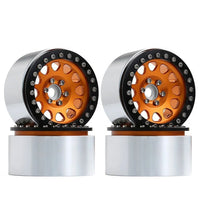 INJORA 2.2" Aluminum Beadlock Wheels for 1/10 RC Crawlers INJCRAW18050