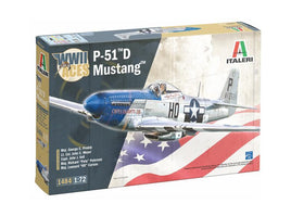 Italeri WWII Aces P-51D Mustang 72nd Scale Aircraft Model Kit
