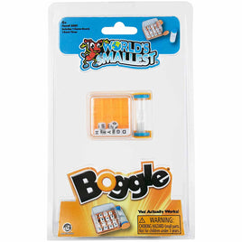 World's Smallest Boggle Board Game