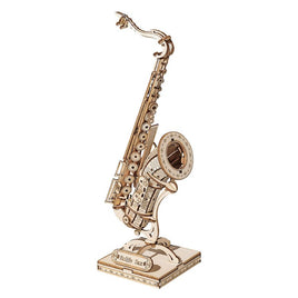 Robotime Rolife Saxophone Classical 3D Wooden Puzzle Building Set