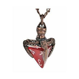 Chessex Pendant D4 With Old Copper Finish Claw Necklace