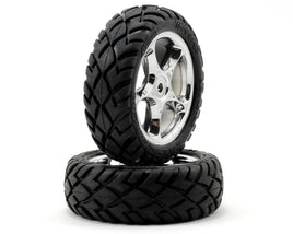 Traxxas Tracer 2.2" Wheels with Anaconda Tires (2) Bandit TRA2479R