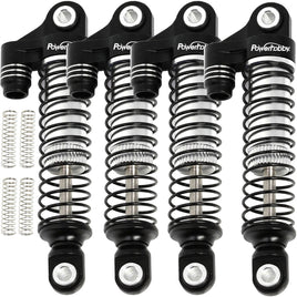 Power Hobby Aluminum 51mm Long Travel Shocks, Black, for Traxxas TRX-4M PHBTRX597BLACK