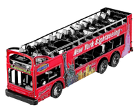 Big Apple Tour Bus Metal Earth Model Kit
