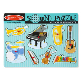Wooden Sound Puzzle: See & Hear Musical Instruments
