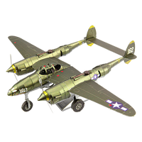 Iconx P-38 Lighting Metal Earth Model Kit