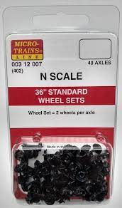 36" Standard Wheel Sets 48 axles (402)