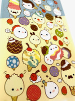 Ice Cream Flat Stickers