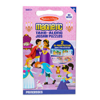 Take Along Magnetic Jigsaw Puzzle-Princesses