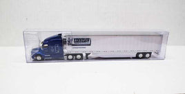 Peterbilt 579 Sleeper Cab Tractor with 53' Reefer Trailer - Assembled -- Kennesaw Transport (blue, white, black)