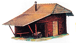 Goose Neck Lamp HO Scale Building Kit