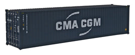 CMA-CGM (New Logo) 40' Hi Cube Corrugated Side Container