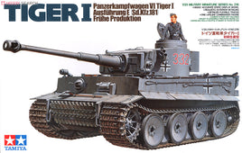 German Tiger I Early Production (1/35 Scale) Plastic Military Kit