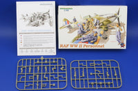 RAF WW II Personnel (1/48th Scale) Plastic Military Model Detail Kits