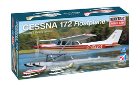 Cessna 172 Floatplane with Custom Registration (1/48 Scale) Aircraft Model Kit