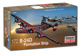 B-24D USAAF Formation Ship with 2 Marking Option (1/72 Scale) Aircraft Model Kit