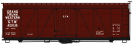 36' Fowler Wood Boxcar GTW HO Scale