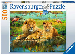 Lions in the Savannah (500 Piece) Puzzle