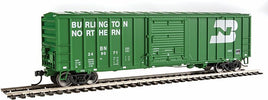 50' ACF Exterior Post Boxcar - Ready to Run -- Burlington Northern #249071 (Cascade Green, white; Large Name, Logo)