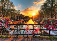 Bicycles in Amsterdam (1000 Piece) Puzzle