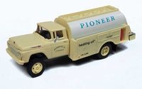 1960 Ford Tank Truck Assembled Mini Metals Pioneer Heating Co. Pale Yellow