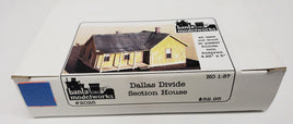 banta modelworks #2025 HO Scale Dallas Divide Section House Model Kit