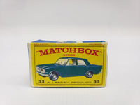 Matchbox Lesney Die Cast Car #33 Ford Zephyr