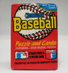 Donruss Baseball puzzle and Card Pack