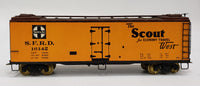 Santa Fe HO 40' "Map" Refrigerator Car, Assembled