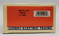 Lionel #619923 1993 Toy Fair Limited Run Boxcar