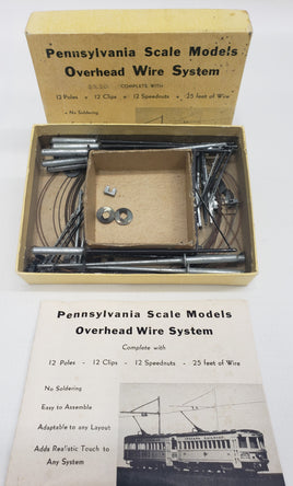Pennsylvania Scale Models Overhead Wire System Kit