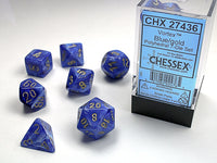 Vortex Polyhedral Blue/Gold 7-Die Set
