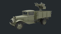 Soviet 1.5Ton Truck with M4 Maxim AA Machine Gun (1/35 Scale) Military Model Kit