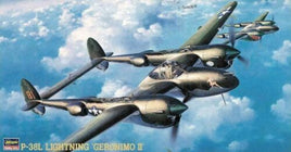 JT02 09102 P-38L Lightning 'Geronimo II' (1/48th Scale) Plastic Military Aircraft Model Kit