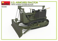 U.S. ARMORED TRACTOR WITH ANGLE DOZER BLADE (1/35 Scale) Plastic Military Kit