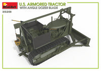 U.S. ARMORED TRACTOR WITH ANGLE DOZER BLADE (1/35 Scale) Plastic Military Kit