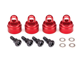 Shock caps, Aluminum (RED-anodized) TRA9664R