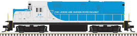 Lehigh & Hudson River Number 21. blue and white. N Scale Alco C420 Phase 1 Low-Nose, Dynamic Brakes with ESU LokSound