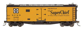 HO Santa Fe Refrigerator Car - Super Chief - RR23  - Ship & Travel