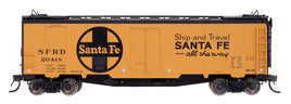 HO Santa Fe Refrigerator Car - Ship & Travel - RR21 - Large Herald