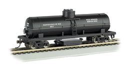 HO Track Cleaning Tank Car -- Maintenance-of-Way (Black)