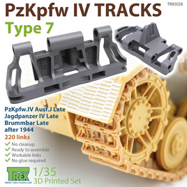 Pz III/IV Tracks Type 7 (1/35th Scale) Military Model Kit
